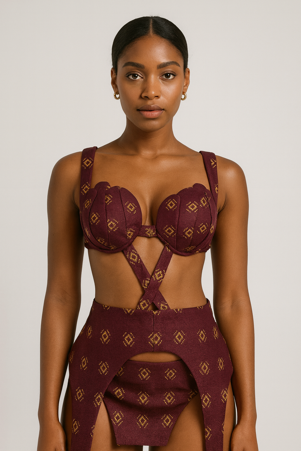 The origin's Pièce : Royal Hibiscus Corset